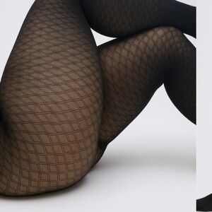 Sheertex Black Diamond Pattern Tights